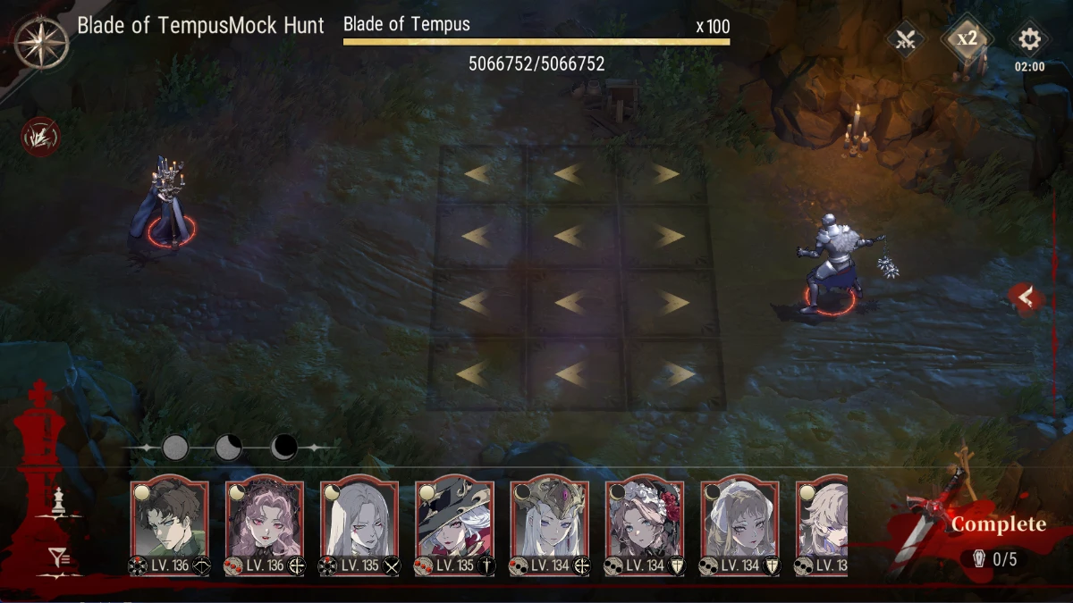 Silver and Blood clan hunt Blade of Tempus modifier