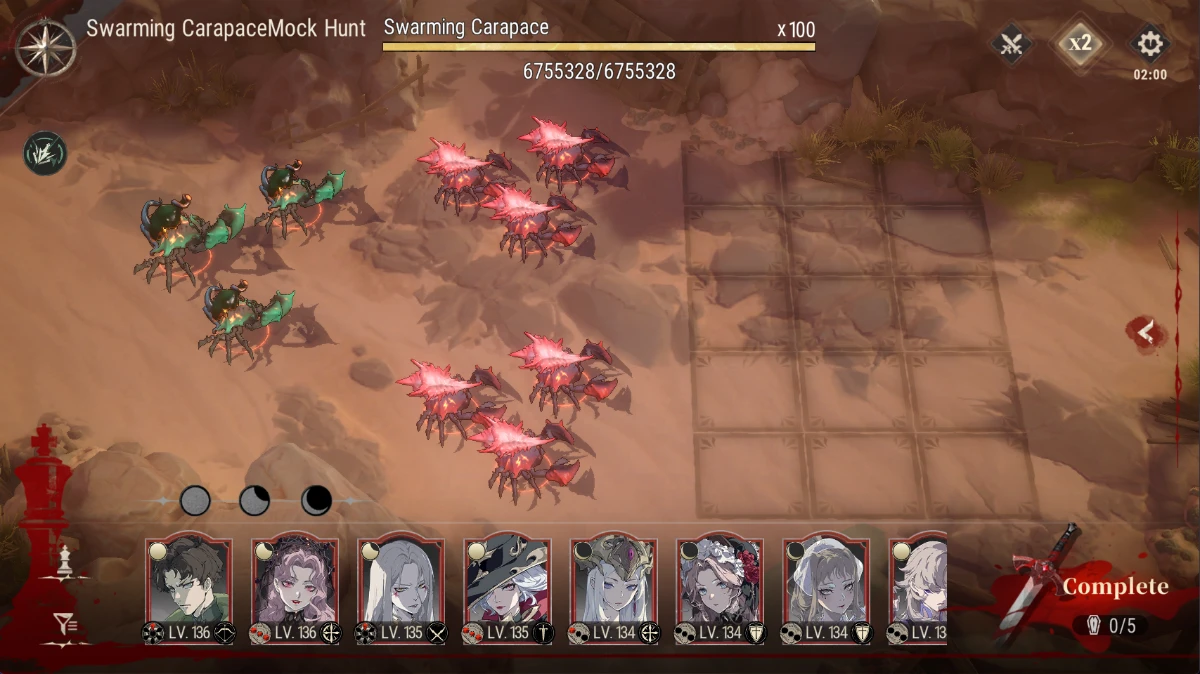 Silver and Blood clan hunt Swarming Caparace modifier