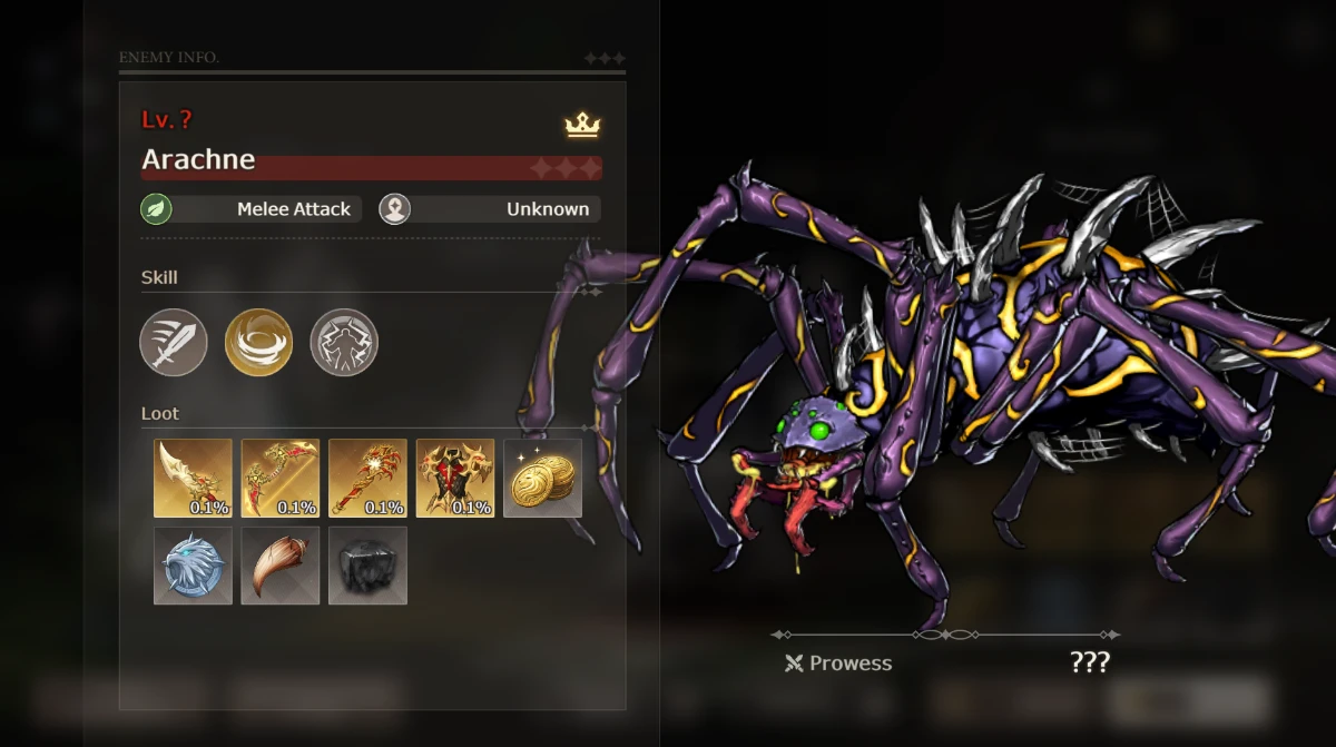 Lost Sword arachne raid boss guide