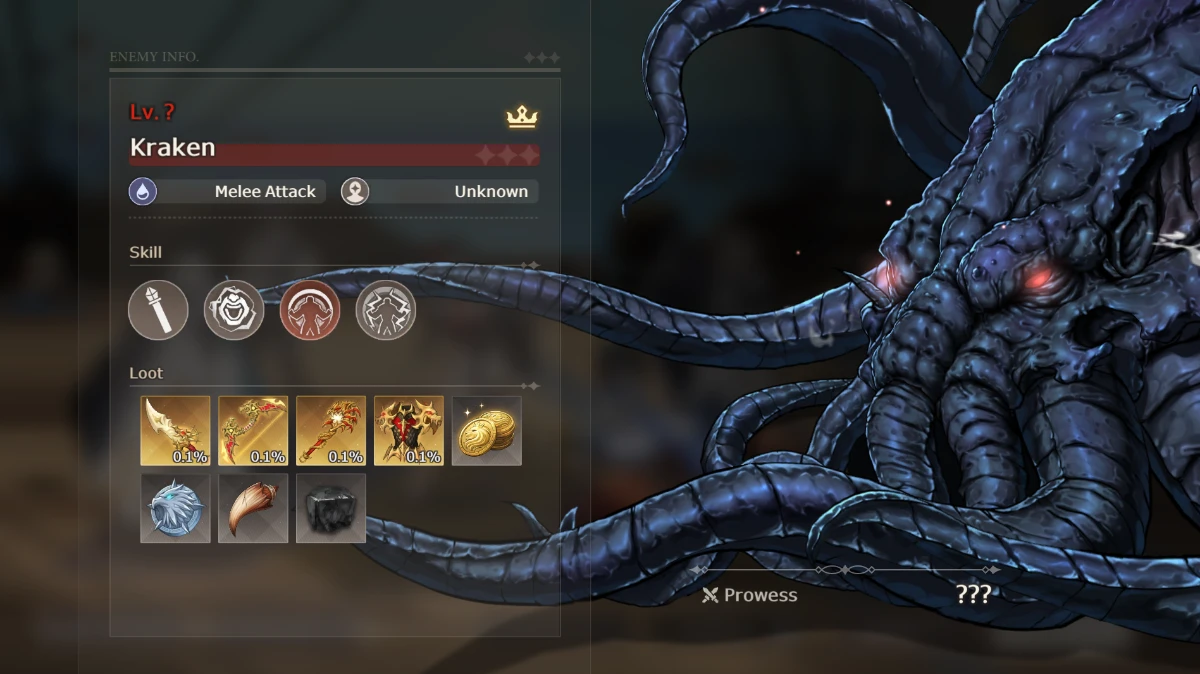 Lost Sword kraken raid boss guide